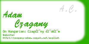 adam czagany business card